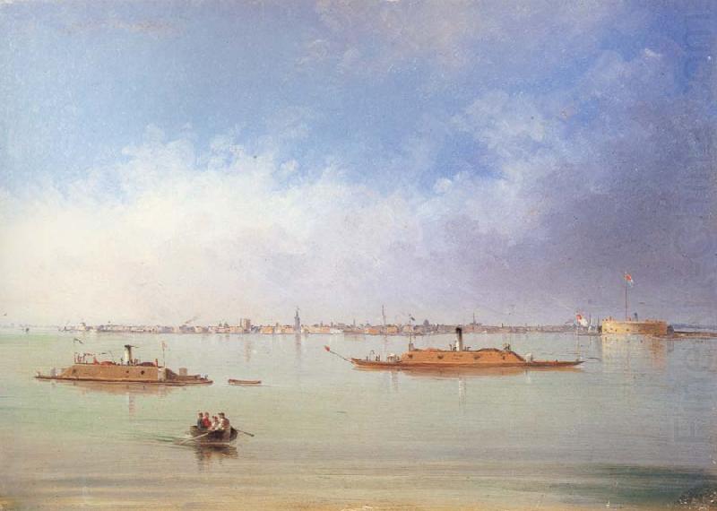 Charleston Bay and City, John Gadsby Chapman